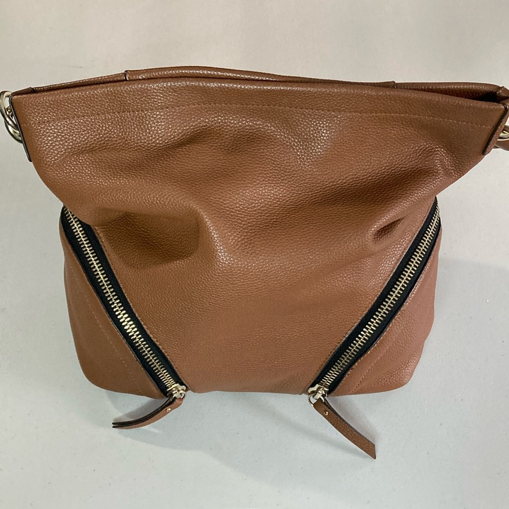 Vince Camuto Katja Dark Rum, Leather Hobo Purse
